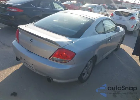 2005 Hyundai Tiburon Gs z USA, uszkodzony, nr VIN KMHHM65D45U178219